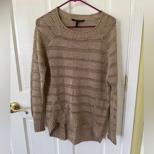 Light brown knit sweater